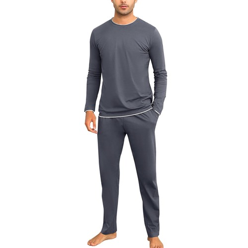 Herren schlafanzug lang pyjama - schlafanzug,
