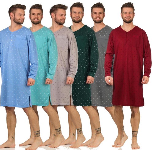 Herren nachthemd langarm - herren,