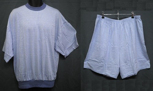 Pyjama herren hellblau kurz - pyjama,