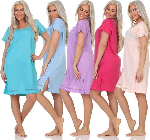 Damen nachthemd sleepshirt - damen,