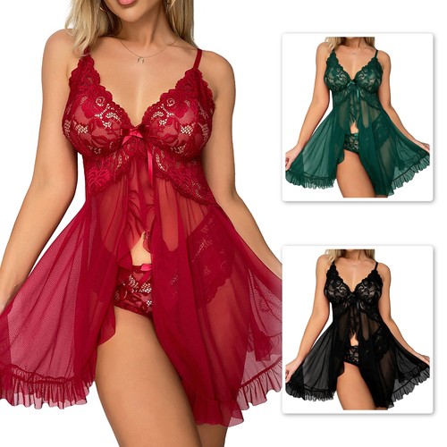 Damen babydoll negligé - damen,