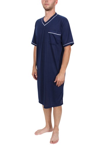 Herrennachthemd kurzarm 100 - herrennachthemd,, 100%