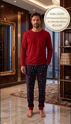 Calida herren pyjama 52 - pyjama, l