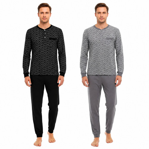 Herren pyjama schlafanzug - herren,