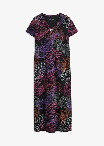Nachtkleid 50 schwarz - nachtkleid,