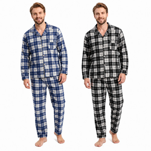 Herren pyjama schlafanzug - herren,