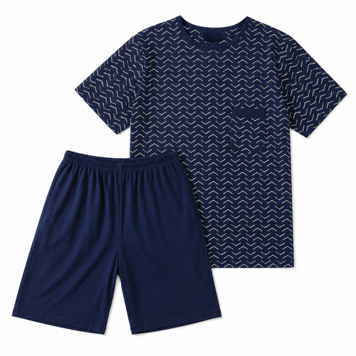 Herren pyjama schlafanzug - pyjama, kurz