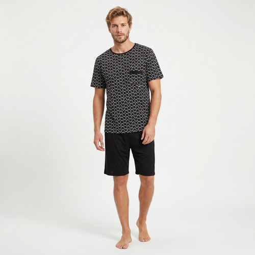 Kurzer schlafanzug pyjama - schlafanzug,