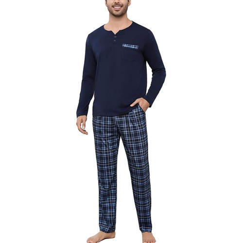 Herren schlafanzug pyjama - herren, set